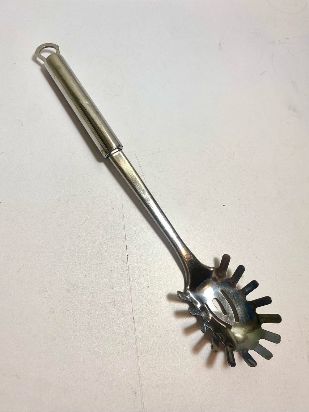Vintage Stainless Steel Pasta Server Spaghetti Fork Retro Kitchen